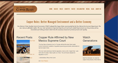 Desktop Screenshot of nmcopperrules.com